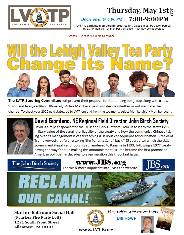 LVTP MAY MEETING