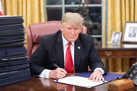 Trump signing